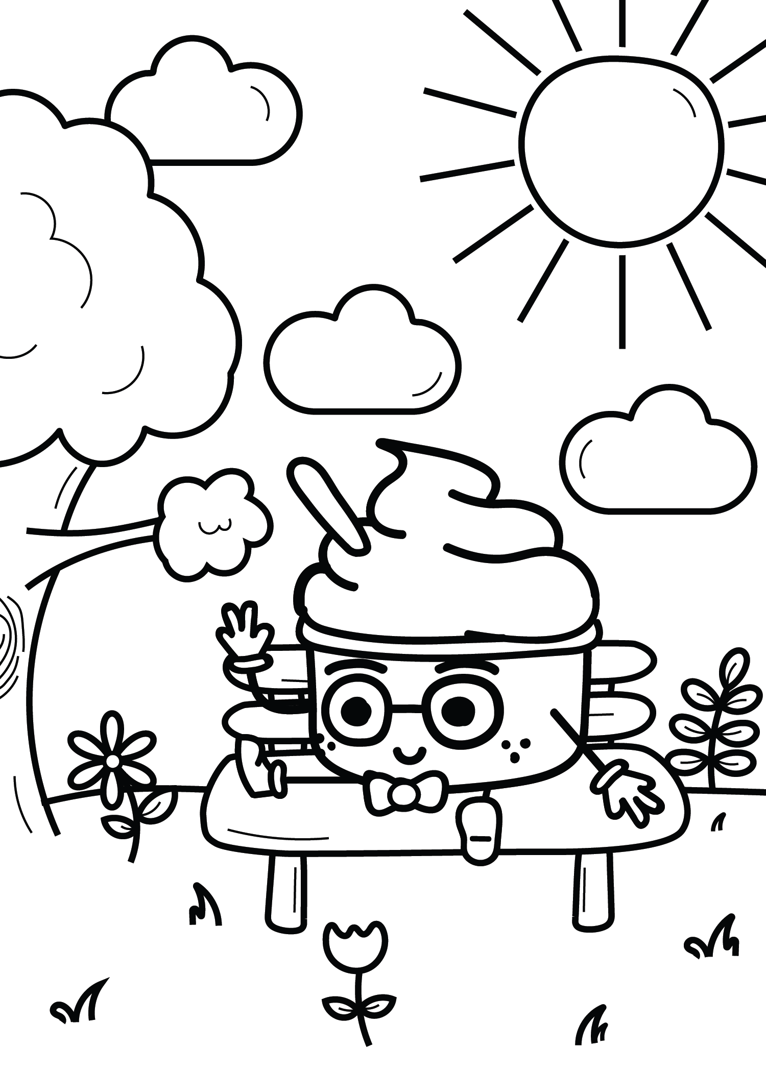 Smarty Pants Coloring Page